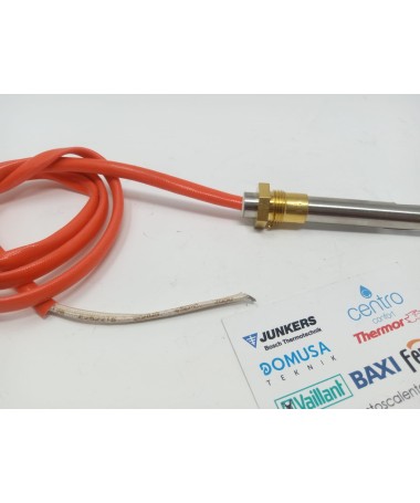 Resistencia biomasa Ø13mm  400w largo 24,5cm