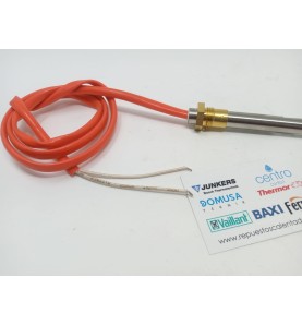 Resistencia biomasa Ø13mm  400w largo 24,5cm