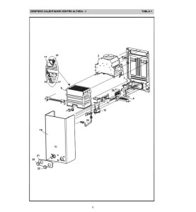 Despiece Calentador Althea