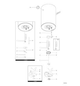 Despiece Termo Chaffoteaux CHX 100 R EU