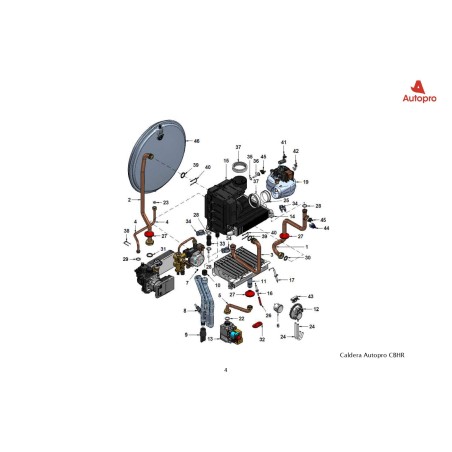 Despiece AUTOPRO Caldera CBHR