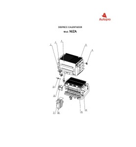 Despiece calentador NIZA