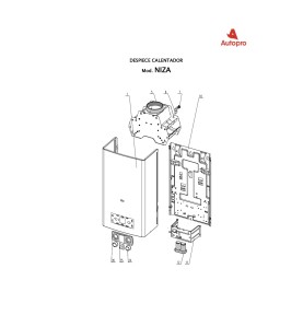 Despiece calentador NIZA