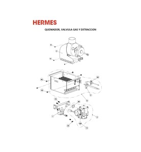 Despiece calentador HERMES