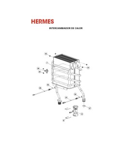 Despiece calentador HERMES