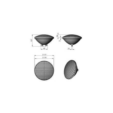 Bombilla piscina 300W