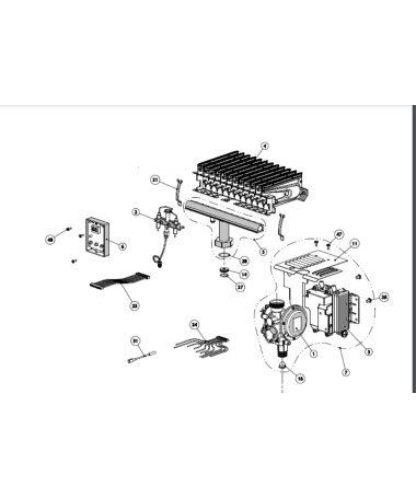 Conjunto bujía y quemador piloto Helios Demrad SIRIUS AUTOPRO