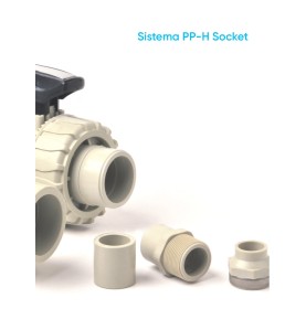 CODO PP-H SOCKET 45º