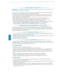 Conexión flexible M 1/2" x H 1/2" para aparatos de gas Geoconnect