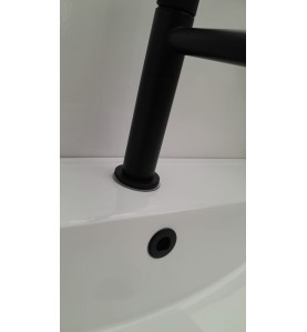 Embellecedor lavabo Color negro mate