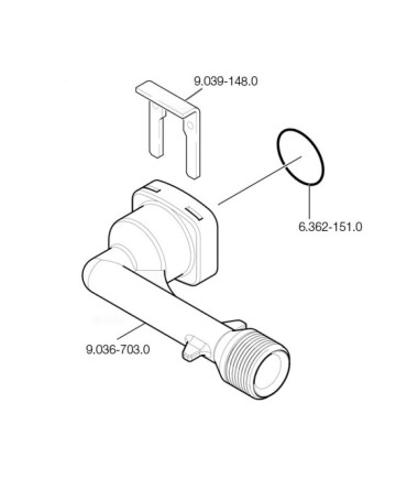 Codo repuesto Karcher