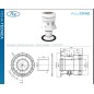 ADAPTADOR COAXIAL VERTICAL 60/100mm (compatible calentador FORCALI)