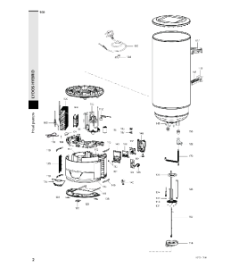 Despiece ARISTON modelo Lydos Hybrid 100