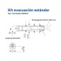 Kit evacuación calentador low nox 60/100