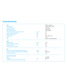 CALENTADOR  Zeus.3 Gas Natural