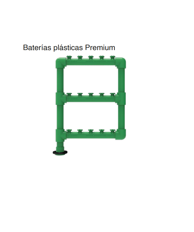 Batería PPR 10 contadores , 2 filas , 2" 1/2