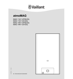 Manual para usario VAILLANT atmoMAG