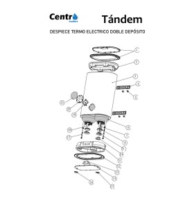 Adhesivo para panel TANDEM de Centro Confort