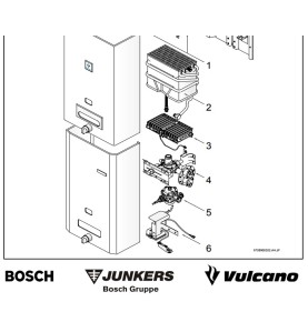 Despiece Junkers W275 ,  W350 y  W400