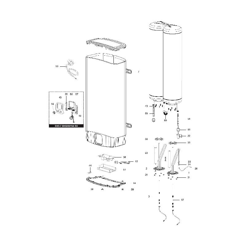 Despiece Fleck DUO-7 100 EU