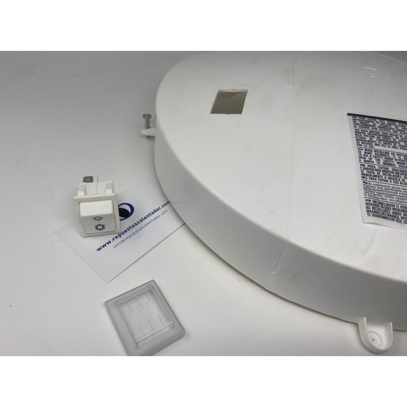 Tapa Thermor + interruptor + protector para interruptor