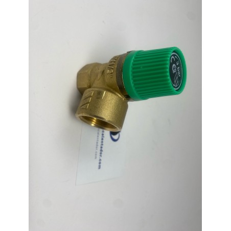 Válvula seguridad de 1/2" para aerotermia