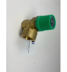Válvula seguridad de 1/2" para aerotermia