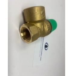 Válvula seguridad de 1/2" para aerotermia