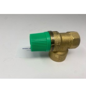 Válvula seguridad de 1/2" para aerotermia