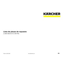 Despiece KARCHER K3.150 referencia 1.601-642.0
