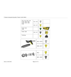 Despiece KARCHER K3.150 referencia 1.601-642.0
