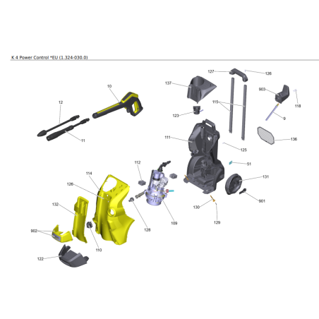 Despiece KarcherK 4 Power Control