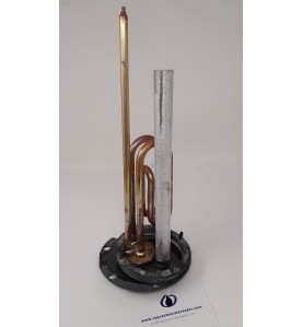 Kit Brida+ Resistencia 1200 W + Junta + Anodo