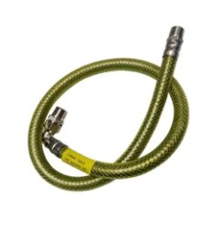 Flexo para gas valvula macho 1/2” macho 1/2” 100cm