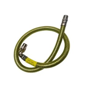Flexo para gas valvula macho 1/2” macho 1/2” 100cm