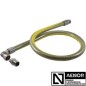 Flexo para gas valvula macho 1/2” macho 1/2” 100cm