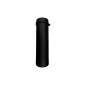 Tubo 0.5m color negro mate Longitud Adaptable Ø125