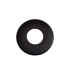 Plafón Ø125 negro mate
