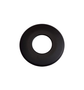 Plafón Ø125 negro mate
