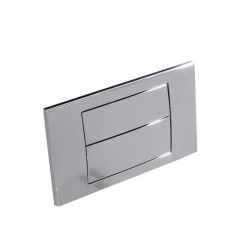 Placa pulsador inodoro pared cromada ROCA